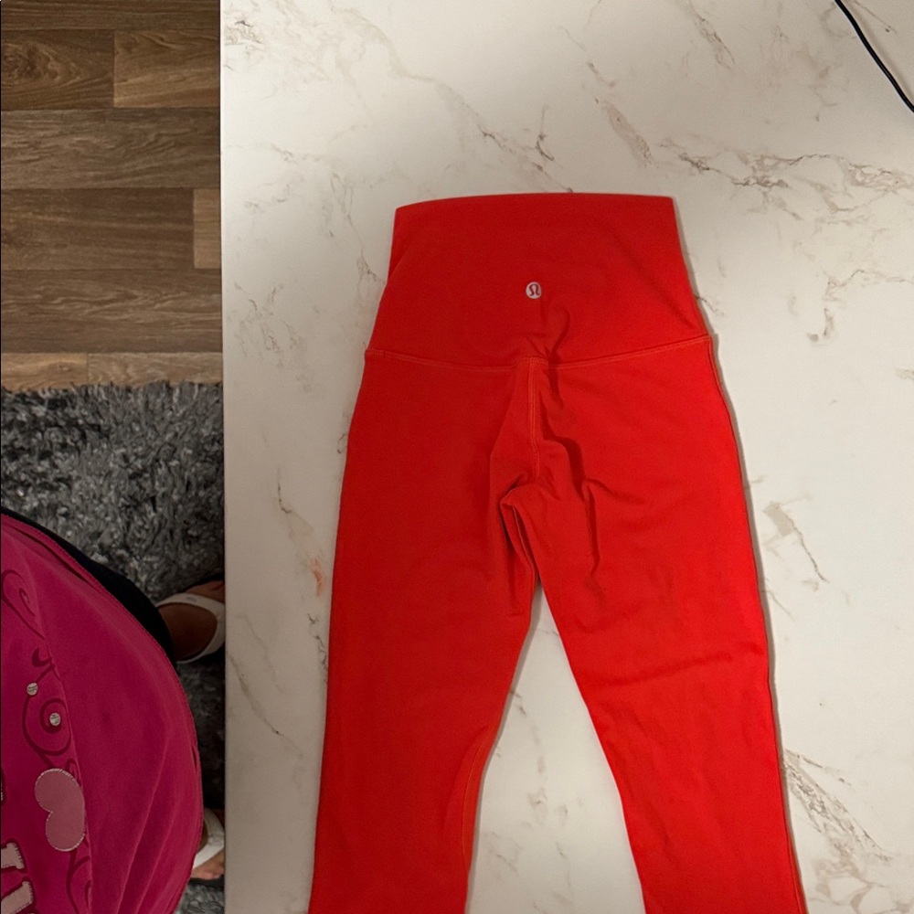 lululemon athletica Kids Bright Red Leggings